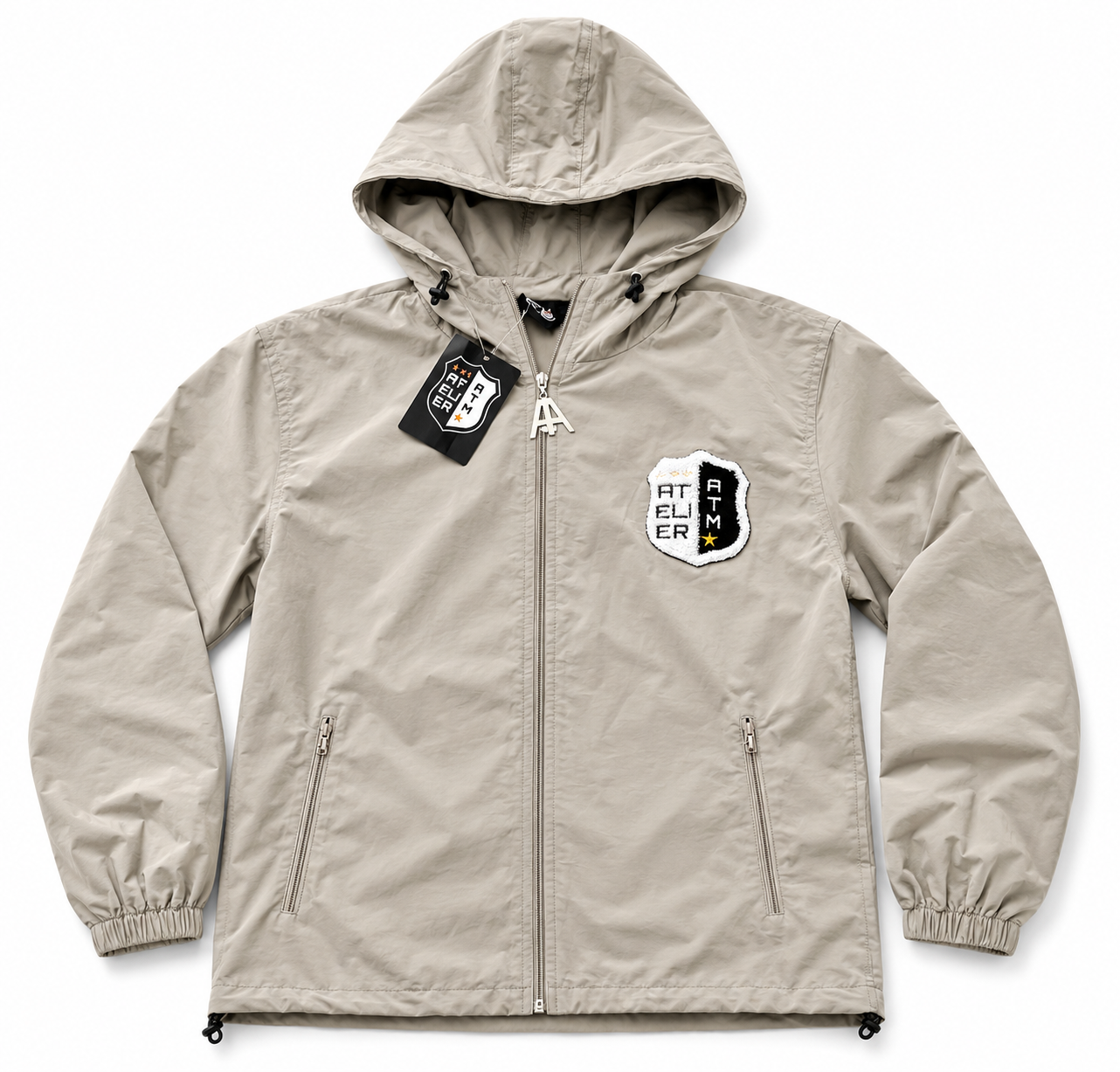 Grey Windbreaker jacket