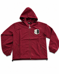 Burgundy Windbreaker jacket