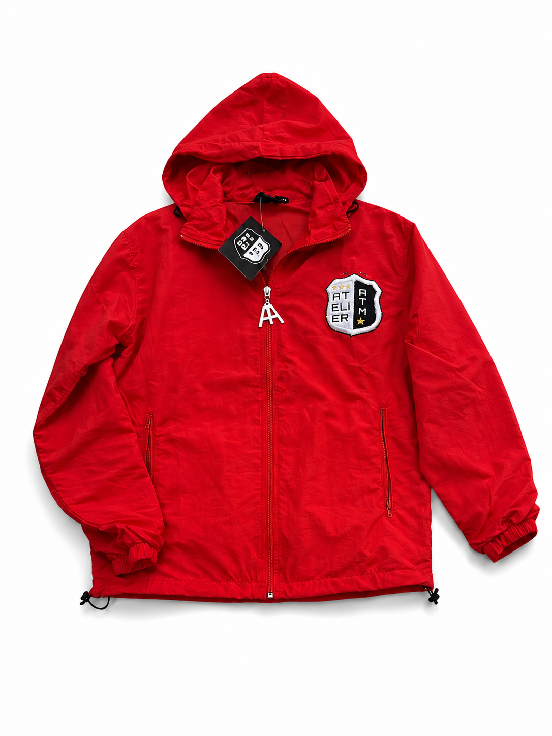 Red windbreaker Jacket