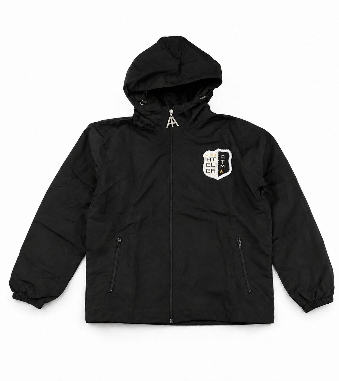 Black Windbreaker Jacket