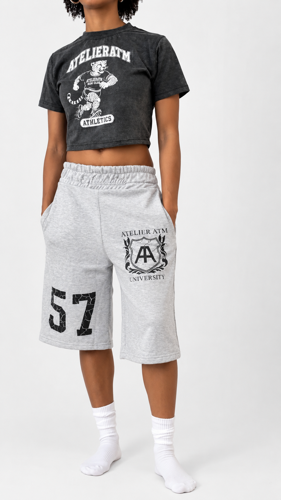 AtelierAtm University Cropped Tee